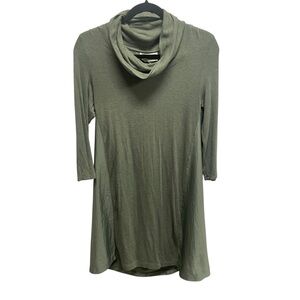 Saturday Sunday by Anthropologie Cowl Neck Dress sage green women’s XS witchy